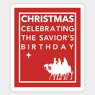 Christmas Celebrating The Saviors Birthday - Three Wisemen Traveling Magnet